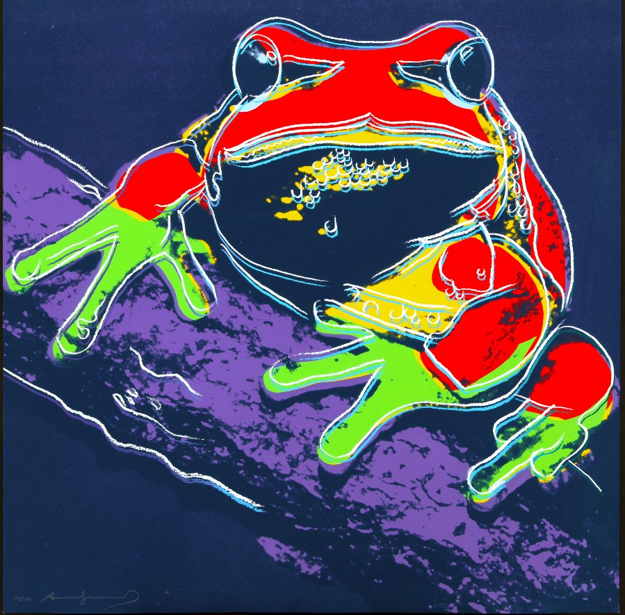 Andy Warhol, Endangered Species II. 294, Tree Frog, 1983
