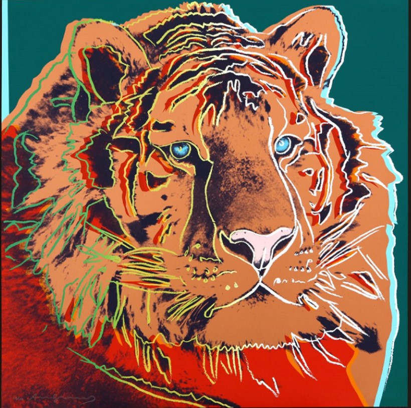 Andy Warhol, Endangered Species II. 297 Siberian Tiger, 1983