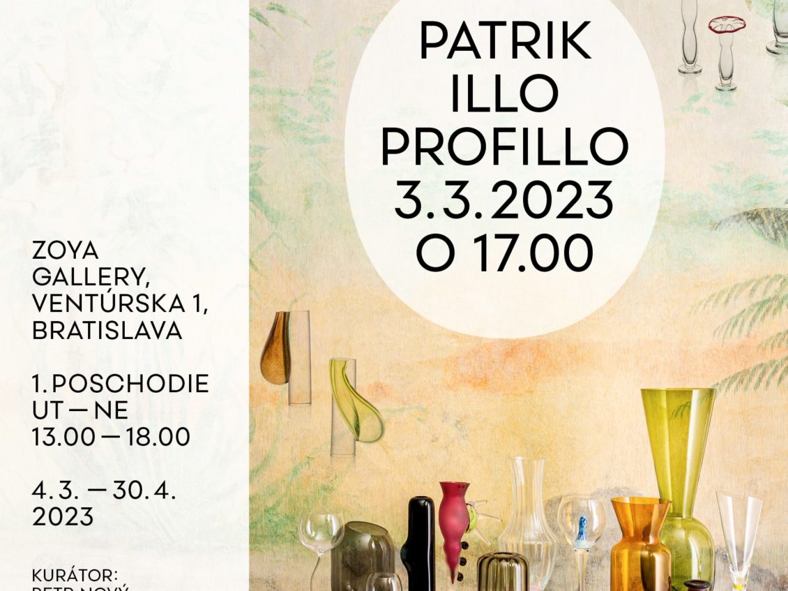 Výtvarník a dizajnér skla Patrik Illo bilancuje v ZOYA GALLERY